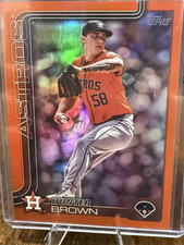 Topps 2025 Series 2 Hunter Brown Astros #693 Serial #05/25 MLB