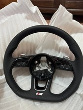 NUOVO Volante S-Line per Audi completo di palette RS A3-A4-A5-A1-  tagliato