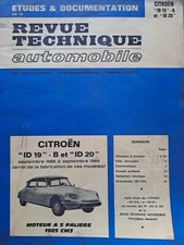 Revue technique Citroen ID