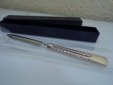 ALBO Kordeldekor Korsade Brief&ouml;ffner 20.5 cm Echtsilber 835er TOP neu