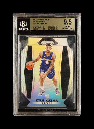 2017 Kyle Kuzma Panini Prizm Silver Prizms Refractor RC Rookie # 283 BGS 9.5 - Picture 4 of 4