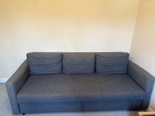 IKEA FRIHETEN 3-Seater Sofa Bed – Dark Grey – Good Condition