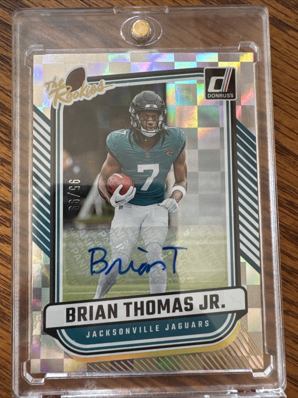 2024 Panini Donruss - The Rookies Brian Thomas Jr. #TR-8 Autographs /99 (AU, RC)
