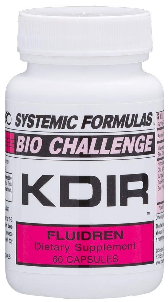 KDIR Fluidren by Systemic Formulas 60 Count (Pack of 1), White 