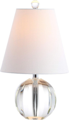 JYL2079A 16'' Glam Crystal Ball Table Lamp, Modern Bedside Nightstand Lamp for Be