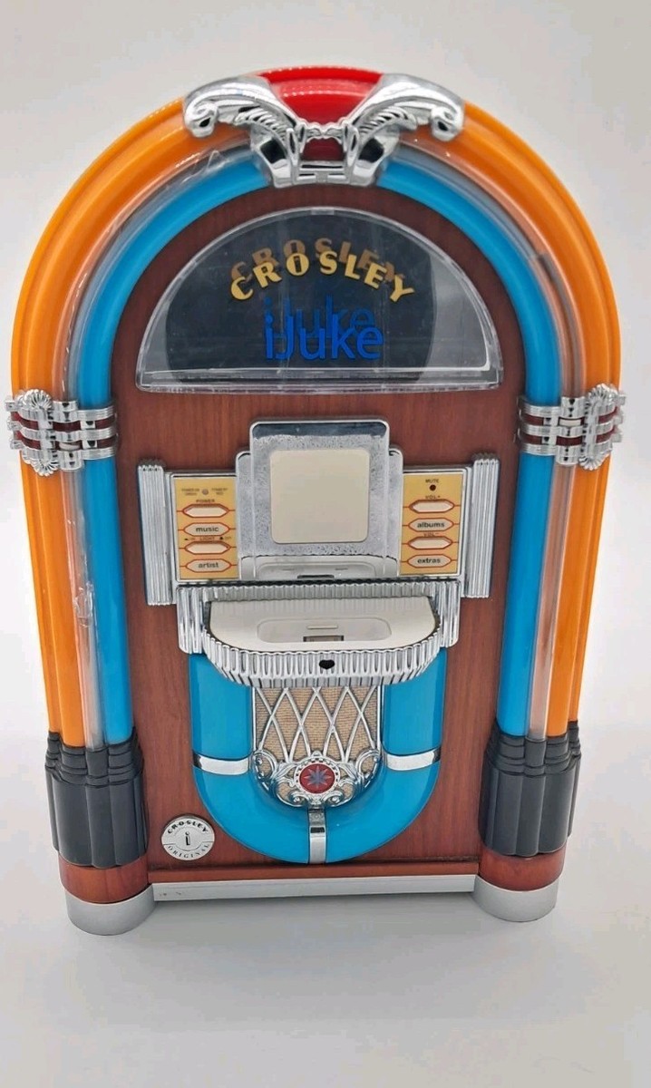 Crosley iJuke Jukebox Apple iPod Music Player Lights Speaker