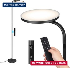LED Floor Lamp - 36W Super Bright Standing Lamp with Remote  Touch Control, 350