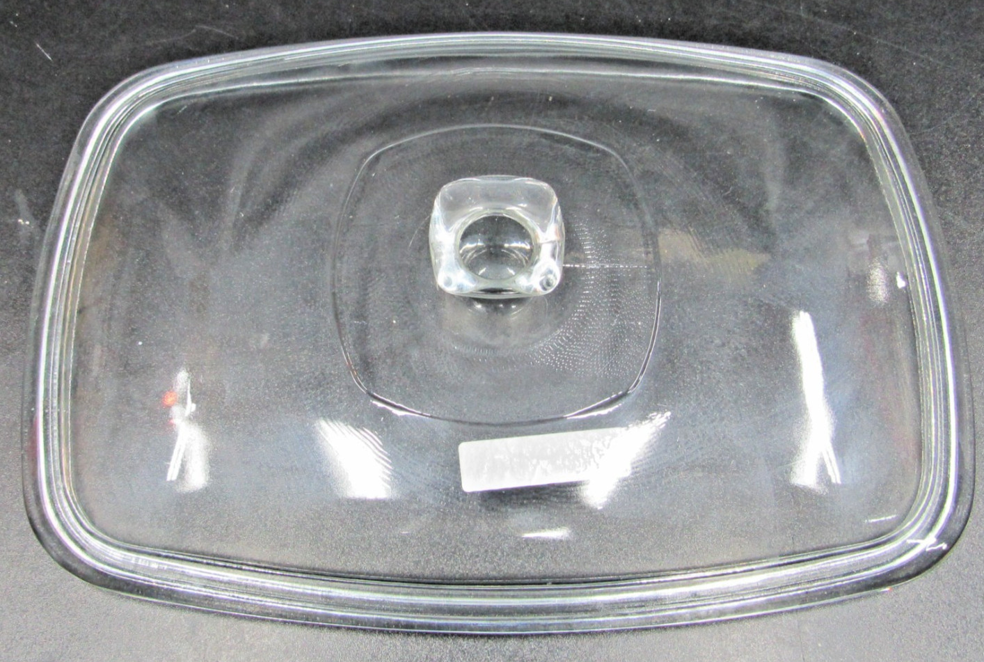West Bend Slow Cooker Replacement Clear Glass Lid With Knob 4 qt or 6 qt Vintage