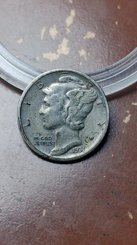 1931 D Mercury Silver Dime 10C XF                                           W829