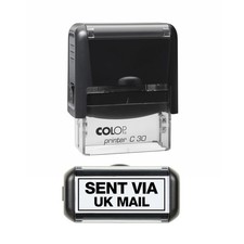 Sent Via / Returned By Self-Inking Stamp COLOP C30 45 x 18mm