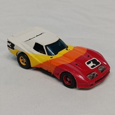 Aurora AFX Corvette GT W/Smooth Magna-Traction Color Matched Rims REDUCED