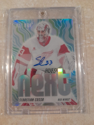 2025-26 Upper Deck Allure #HN-13 Sebastian Cossa Hues Next Auto