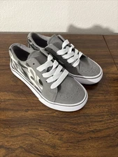Dot & Zazz Grey and White Fire Camo Kids Size 13M Shoes