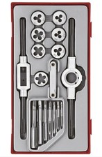 Teng TC30 TTTD17 Rethreading Tap & Die Set, 17 Piece TENTTTD17