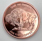 1 oz .999 Fine Copper Round – Buffalo Nickel/Indian Head  – Buy More & SAVE