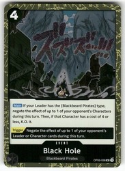 Black Hole (Pirate Foil) OP09-098 Premium Booster -The Best- Vol. 2