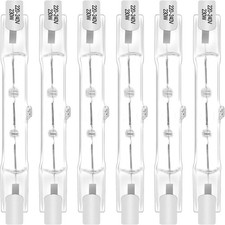 6 Pack R7S Halogen Bulb 118Mm 230W Dimmable 230V 4650Lm 2800K Warm White Energy
