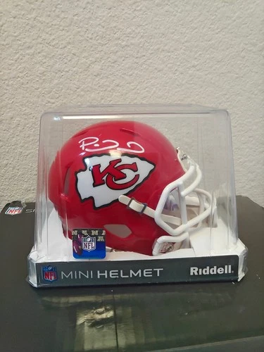 Patrick Mahomes Autographed/Signed mini Helmet Chiefs Beckett COA