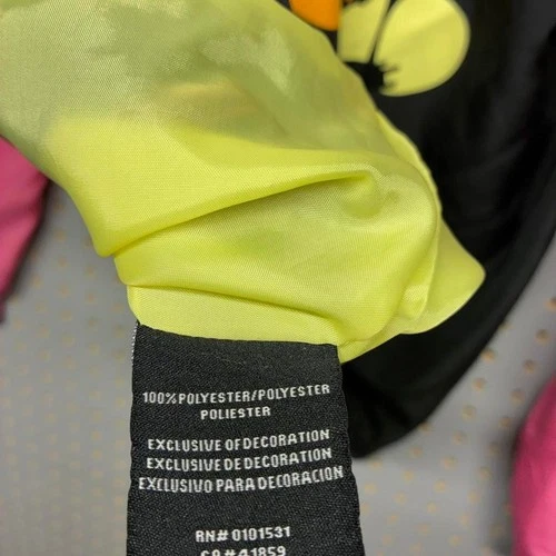 Cheetos 1/4 zip windbreaker jacket Size L mesh lined with hood adult size large image 8