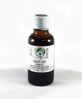 Night Cap Formula Herbal Tincture 1 fl oz - Soothing Sleep Blend with Valerian