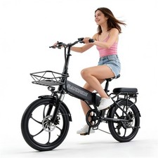 Elektrofahrrad 20" Faltbares City E-Bike Shimano 7 Gänge Pedelec Klapprad E-Bike