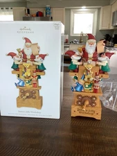 Hallmark 2011  Santa’s Jolly Workshop Christmas Tabletop Decoration Magic Light