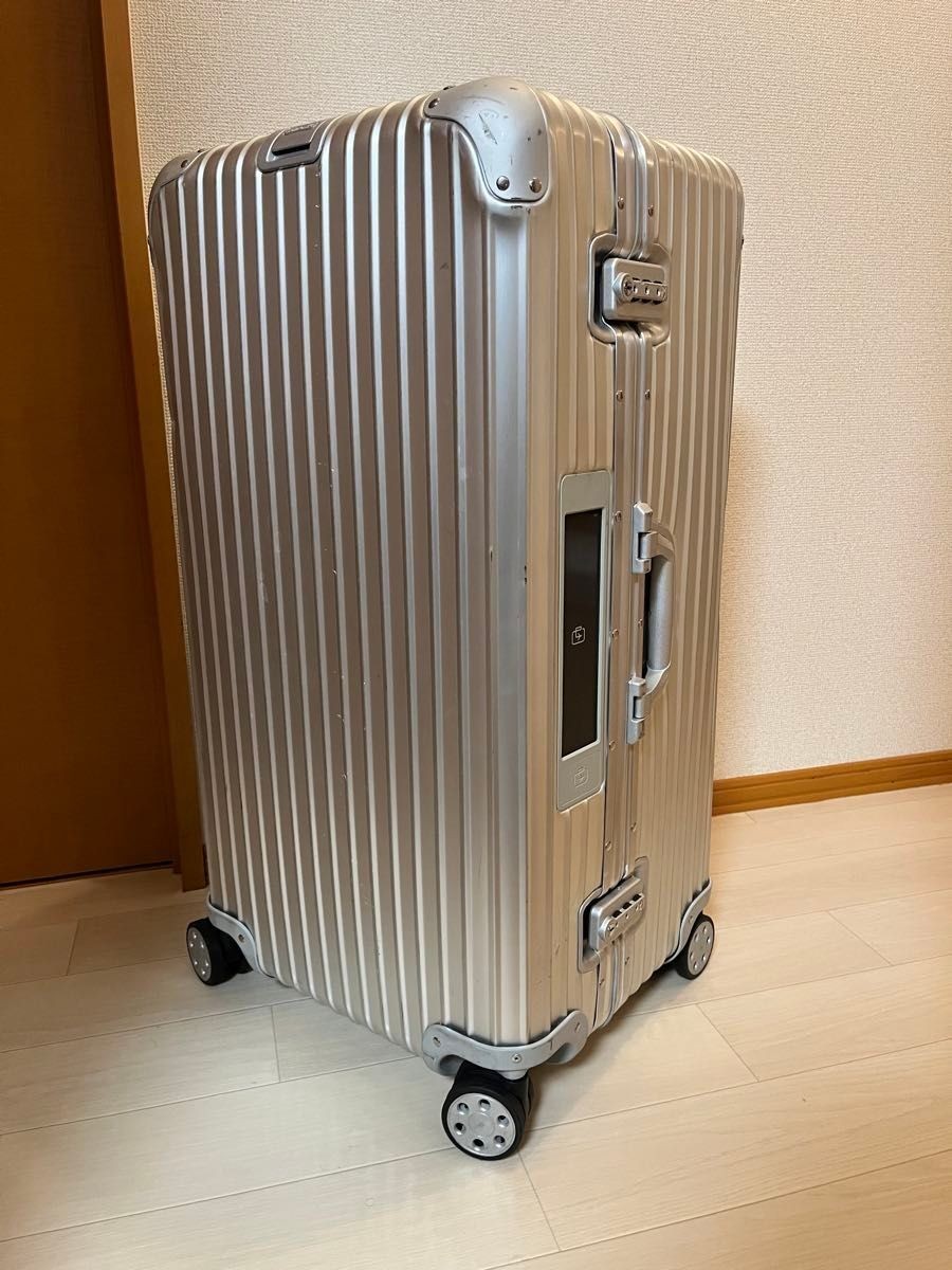 Rimowa Topas Sports 100L Silver 4 wheels Carry Case Suitcase USED