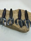 30ct Bass fishing soft plastic lot, 4in Creature bait, Blue/Black Laminate — photo 8