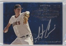 2013 Topps Five Star Silver Signatures Blue 1/25 Matt Cain #FSSS-MC Auto 3g3