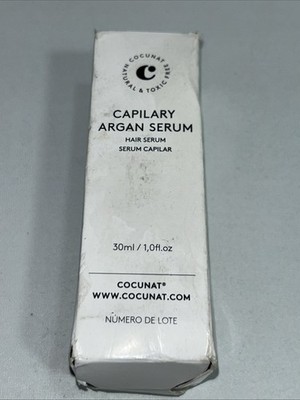 New Cocunat Capillary Argan Serum For Hair 1 Fl Oz Slightly Damaged Box 