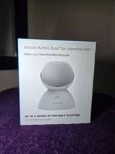 Mission Battery Base For Amazon Echo Dot (4th Gen) - White