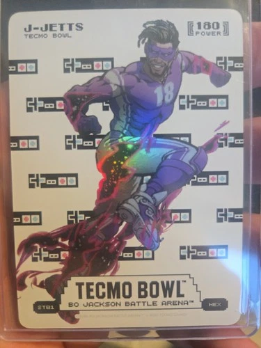 2026 Bo Jackson Battle Arena Tecmo J-Jetts #ST81 Sore Thumb Battlefoil Hex SSP