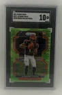 2021 Prizm Neon Green Pulsar Ja'Marr Chase Rookie RC #337 SGC 10 GEM MINT