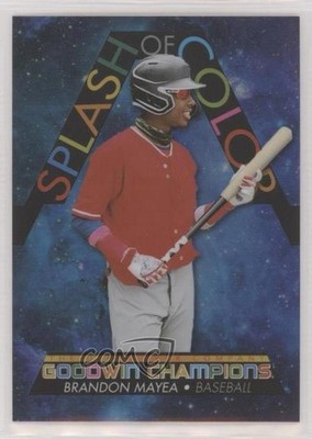 2022 Goodwin Champions Splash of Color Platinum Cosmic 11/199 Brandon Mayea o1h