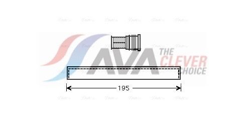 AVA Quality Cooling FTD344 Trockner, Klimaanlage Passend FüR Fiat-image
