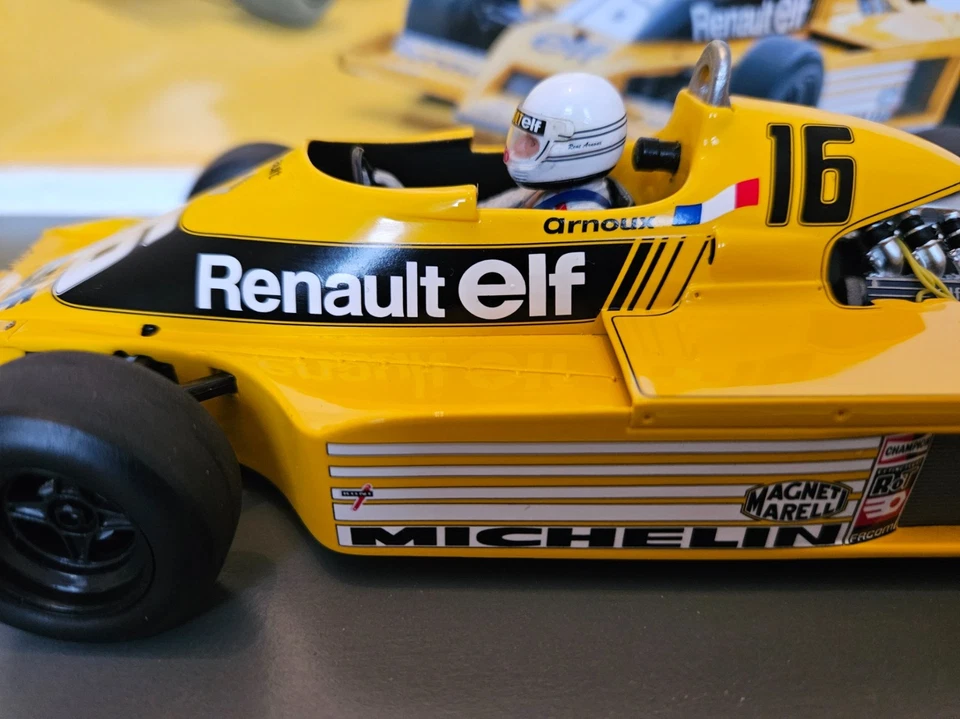 1/18 SPARK RENAULT RS01 RENE ARNOUX BELGIAN GP 1979 - Image 4 of 4