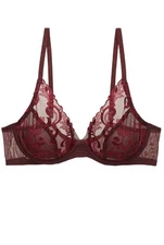 Natori Embellished Underwire Bra, Vino, 34B
