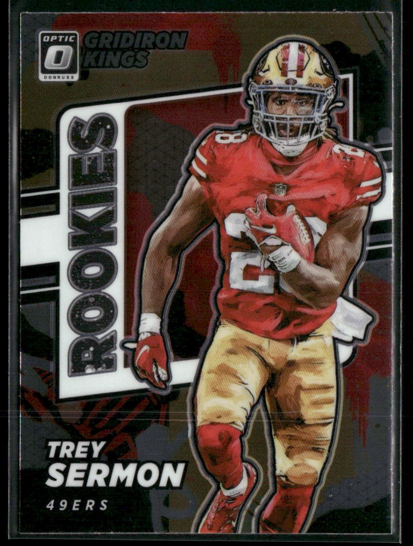 2021 Donruss Optic #RGK-15 Trey Sermon Rookie Gridiron Kings