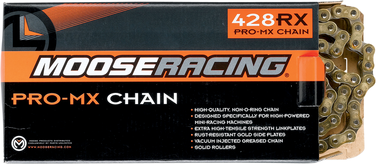 MOOSE OFFROAD 428 RXP Pro-MX Chain - Gold - 116 Links | eBay