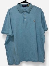 Polo Ralph Lauren Men's Classic Fit Soft Cotton Light Blue Shirt Size XL