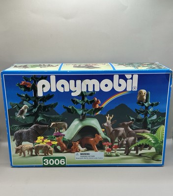 Vintage Retired Playmobil Set 3006 Forest Wildlife Woodland Animals Sealed  NIB