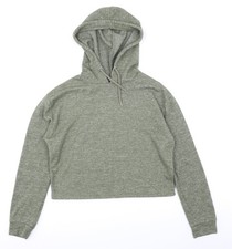 Womens UK Size 2XS Primark Green Pullover Hoodie