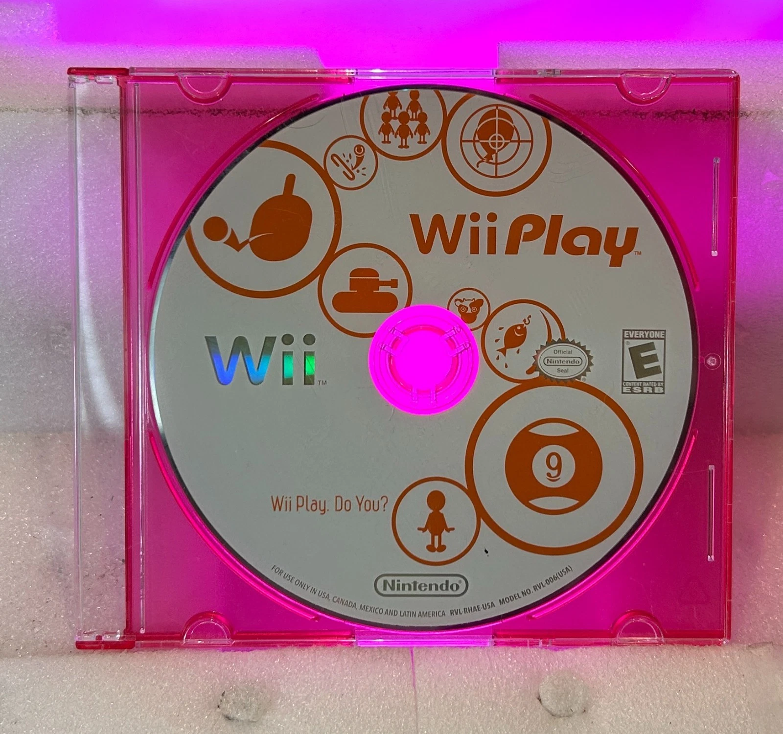 Wii Play (Nintendo Wii, 2007) W/ Generic Case, Tested