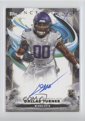2024 Topps Inception Rookie Dallas Turner #RA-DT Auto RC 1n3r