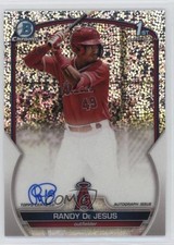 2023 Bowman Chrome Prospect Speckle Refractor 265/299 Randy De Jesus Auto 1bc8