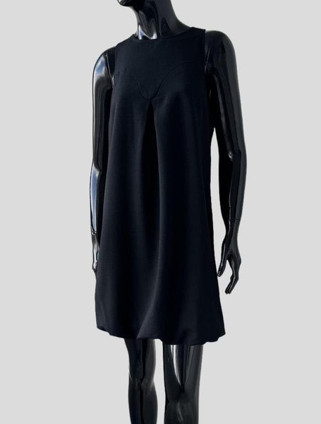 Women Patrizia Pepe Dress Black Wool M