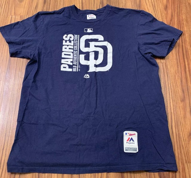 San Diego Padres Mens Shirt XL Mlb Majestic Authentic Triple Peak | eBay