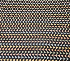 Star Bright BTY P&B Textiles Pastel Flag Stripe on Navy Blue