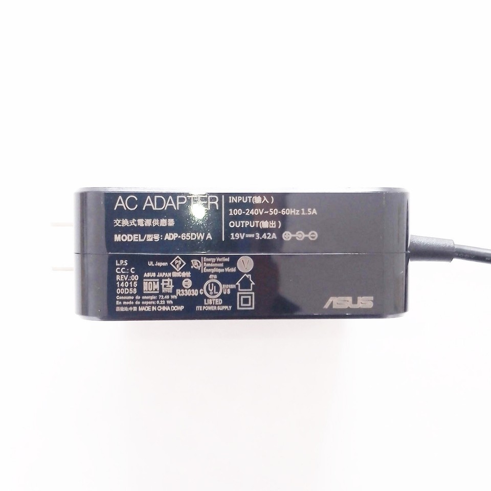 Cargador Para Asus Zenbook Ux303la, Ux305c, 45w Negro | Cuotas sin interés Cargador Para Asus Zenbook Ux303la, Ux305c, 45w Negro | Cuotas sin interés