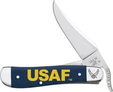 Case Cutlery U.S. Air Force Russlock Navy Synthetic Folding Pocket Knife 32412